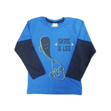 Imagem de Camiseta infantil menino Fantoni ref 9010, 14, Azul