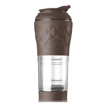 Imagem de Cafeteira portatil prensa francesa copo pressca - marrom cafe