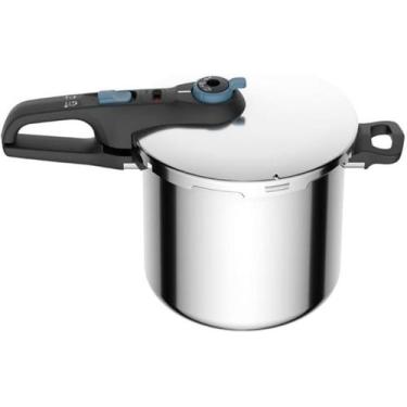 Imagem de Panela Pressão Inox 8 Litros Fechamento Externo Segura - Rochedo