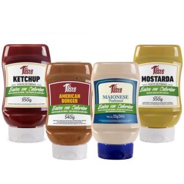 Imagem de Ketchup + Mostarda + American Burguer + Maionese - Mrs Taste - Smart F