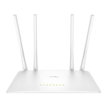 Imagem de Roteador Cudy Ac1200 Wr1200 Dual Band 867 Mbps 4 Antenas Branco Wr1200