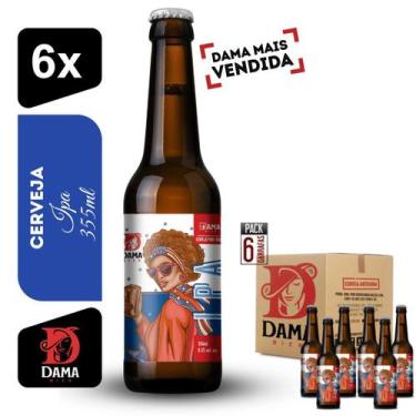 Imagem de Cerveja IPA Dama Bier 355ml Kit 6 unidades