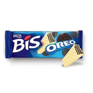 Imagem de Wafer Oreo Cobertura Chocolate Branco Lacta Bis 100,8g
