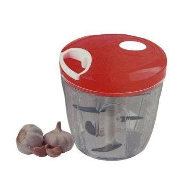 Imagem de Mini Processador Manual Compacto Facil Uso Rápido Corte Alimentos Cozi