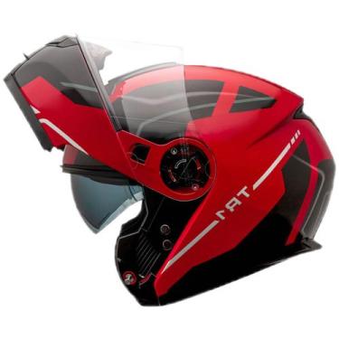 Imagem de Capacete moto escamoteável Peels TR1, TR1 - Control Vermelho/Preto, 60