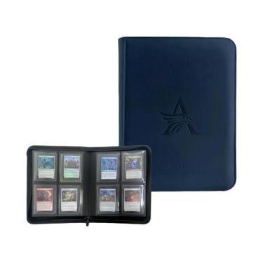 Imagem de Binder De Cartas Black TopLoader Com 4 Bolsos E Capacidade Para 160 Ca