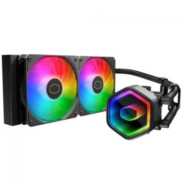 Imagem de Water Cooler Cooler Master Masterliquid 240 Core Ii, ARGB, 240mm, Intel-amd, Black, Mlw-d24m-a18pa-r1
