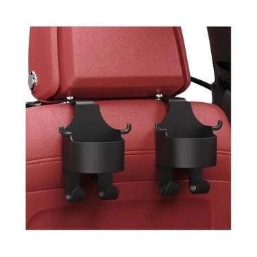 Imagem de Suporte Multifuncional Para Encosto De Banco De Carro Com Porta-Copos 