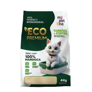 Imagem de Areia Biodegradável Eco Premium Fina MyPetOne - 4kg