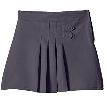 Imagem de U.S. Polo Assn. Scooter plissada com duas abas para meninas, Cinza, 5