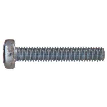 Imagem de The Hillman Group 43152 M6-1,00 x 45 polegadas - Parafuso de máquina Phillips Pan Cheese métrico, pacote com 10