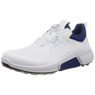 Imagem de ECCO Sapato de golfe masculino Biom Hybrid 4 Boa Gore-tex impermeável, Branco, 8-8.5