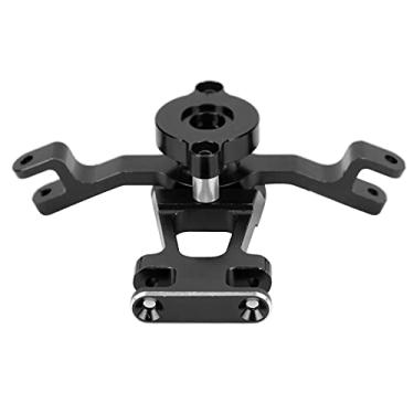 Imagem de Manivela de direção, fácil de montar Conjunto de direção em liga longa vida útil compacta para carro TRAXXAS E-REVO 2.0/SUMMIT 1/10 RC(Preto)
