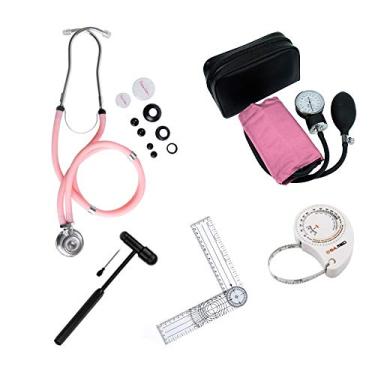 Imagem de Kit Acadêmico Fisioterapia Completo - Cores (Rosa)