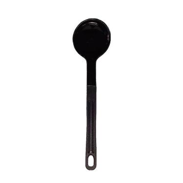 Imagem de Concha de Feijão Nylon Talher Cozinha Utensílio Preto 28cm