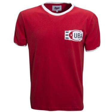 Imagem de Camisa Cuba 1980 Liga Retrô  Vermelha M