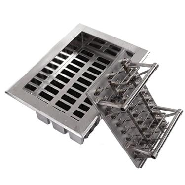 Imagem de Luqeeg 30 peças de molde de picolé de aço inoxidável - máquina de picolé congelada - molde comercial de gelo pop - porta-palitos de sorvete de gelo DIY - com capacidade de copo único 100 ml