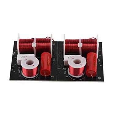 Imagem de Joyzan Crossover de 2 vias para alto-falante, divisor de alta baixa frequência som HiFi multi 2 unidades sistema distribuidor de áudio de carro passivo gama completa graves Tweeter Woofer módulo DIY