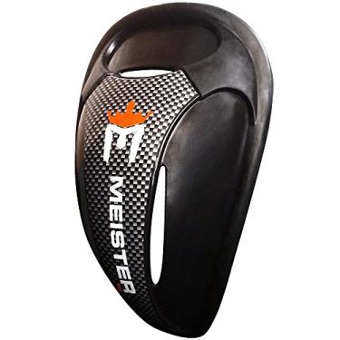 Imagem de (Adult, Black w/ Carbon) - Meister Carbon Flex Groyne Protector Cup for MMA, Boxing & Contact Sports - Adult