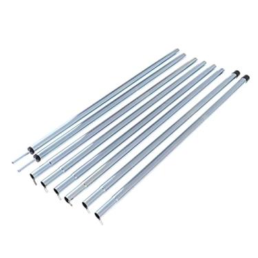 Imagem de shamjina 2pcs 4 Seções Externas Telescópica Ajustável para Tenda, Extensível Portátil Dobrável para Acampamento com Toldo de Campismo