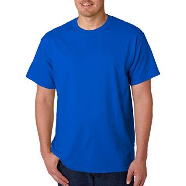 Imagem de Gildan Camiseta masculina clássica, Neon Blue, XXL