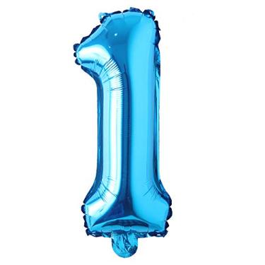 Imagem de Balões de festa de aniversário azul de 101,6 cm, decorações de casamento, alfabeto, letras de hélio, balões de hélio, suprimentos para chá de bebê (101,6 cm, azul puro 1)