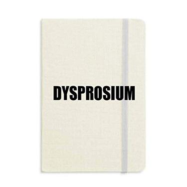 Imagem de Dysprosium Element Name Chemistry Notebook Capa Rígida Diário Clássico A5 Presente
