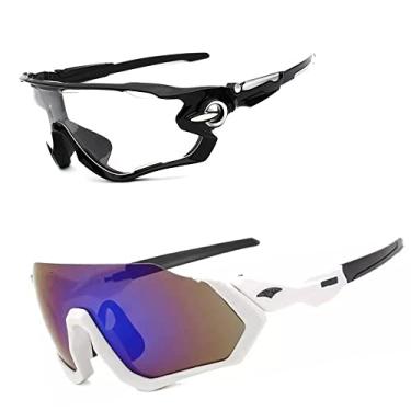 Imagem de Óculos Bike Ciclismo Esportivo Sol + Noturno Transparente