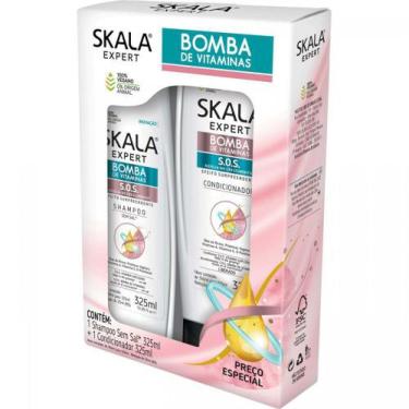 Imagem de Kit Skala Expert Bomba De Vitaminas Shampoo 325ml + Condicionador 325M