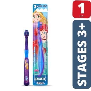 Imagem de Escova Dental Infantil Oralb Stages 3+ Princesas