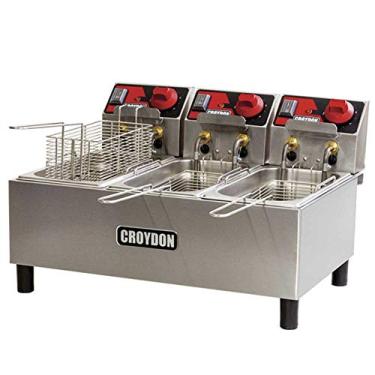 Imagem de Fritadeira Elétrica 110V com 3 Cubas de 3 Litros FC3A - Croydon