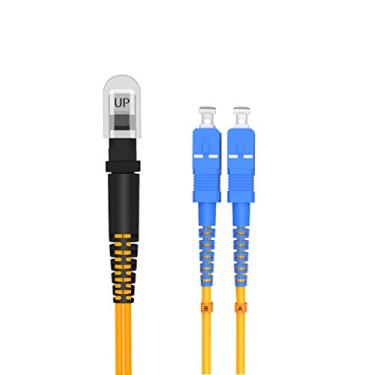 Imagem de Cabo de fibra fêmea para SC da Jeirdus MTRJ Duplex Singlemode – 5 m MTRJ-SC 9/125um OS2 SM LSZH Amarelo