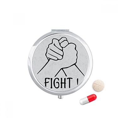 Imagem de Estojo de comprimidos de gesto personalizado para luta de pulsos, caixa de armazenamento de remédios