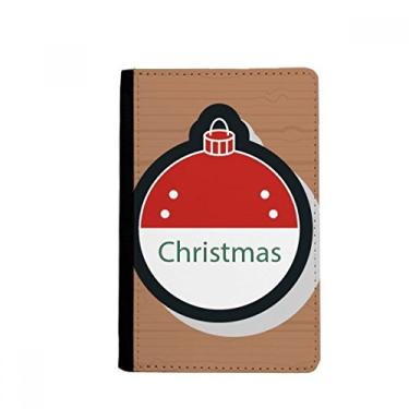 Imagem de Porta-cartões de Natal com ícone de desenho animado e porta-passaporte Notecase Burse