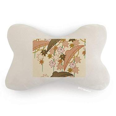 Imagem de DIYthinker Almofada para decoração de pescoço com decoração de pescoço e cultura japonesa marrom