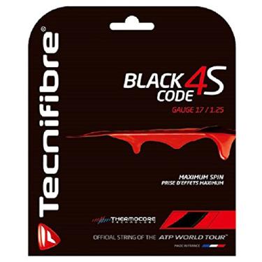 Imagem de Corda de tênis Tecnifibre Black Code 4S (17G)