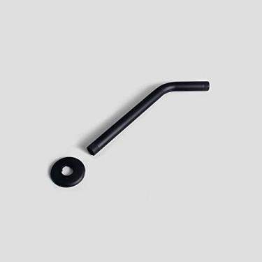 Imagem de Braço de chuveiro Akitbahome de aço inoxidável, extensão universal de 30,5 cm, preto