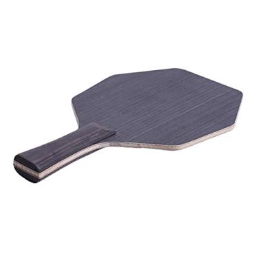 Imagem de Raquete de tênis de mesa profissional de madeira para treinamento de jogos em fechado