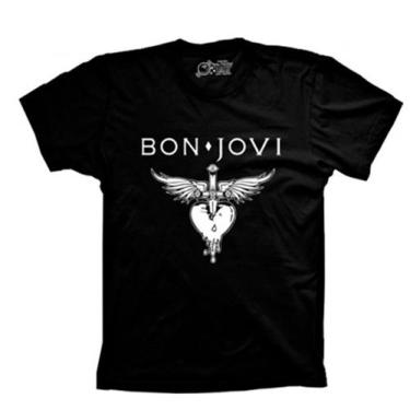 Imagem de Camiseta Bon Jovi Camisa 100% Algodão - If Camisas