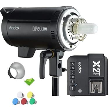 Imagem de Godox DP600III 600W Studio Strobe Flash Light Monolight c/Godox X2T-S Trigger GN80 Pro Photography Lighting 5600K Bowens Mount com GODOX 2.4G Wireless X System integrado (110V)