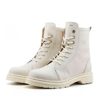 Imagem de Bota Feminina Cravo E Canela Couro 85653