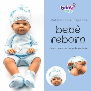 Imagem de Bebê Reborn Baby Robbie Elegance -  Baby Brink