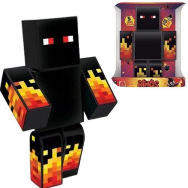 Boneco Lopers r Minecraft - 35cm - Algazarra Ind. Com. Brinquedos - Boneco  Minecraft - Magazine Luiza