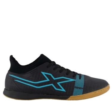 Imagem de Chuteira Futsal Oxn Velox 4 Neo Masculina - Preto e Azul - 42