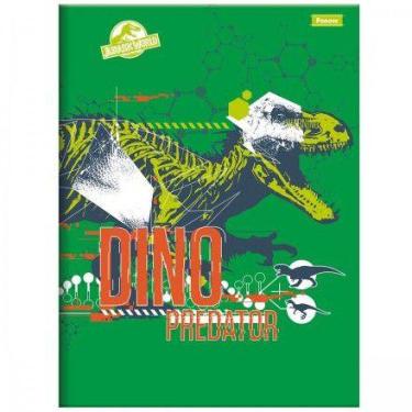 Imagem de Caderno Brochura 1/4 C/D 80 Folhas Jurassic World Foroni Capa Sortida
