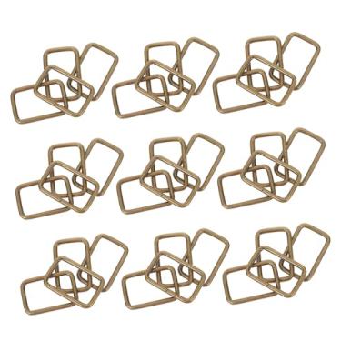 Imagem de Lurrose 200 Unidades fivela de conexão de cinta fivela de cinto de aço inoxidável bolsas DIY suprimentos coleira ferramenta de conexão de cinto fivelas de cinta retangular carteira Fita
