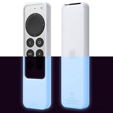 Imagem de elago Capa R2 Slim Compatível com Apple TV 4K HD Siri Remote 3ª Geração, Compatível com Apple TV 2021 Siri Remote 2ª - Leve, sem arranhões, acesso total a todas as funções [Nightglow Blue]