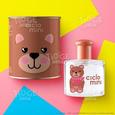 Imagem de Perfume Infantil Ursolina Ciclo Mini Deo Colônia Com Lata Personalizad