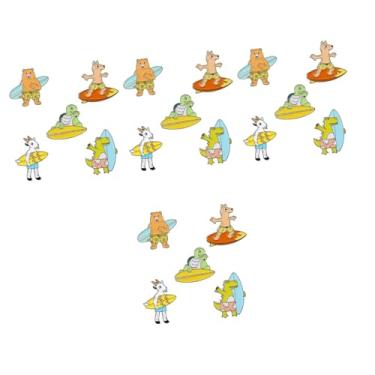 Imagem de VALICLUD 15 Peças broche de arco-íris animal decoração kawaii Broche de animais Broche de esmalte enfeites de broche alfinetes de broche para mulheres casaco joalheria prendedor de roupa
