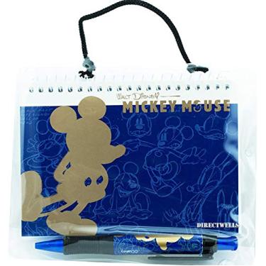 Imagem de Caderno espiral Mickey Mouse autêntico da Disney com caneta retrátil, Azul